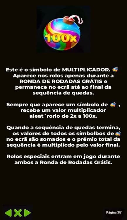 Captura de tela com a explicação sobre o Multiplicador Betano Bonanza