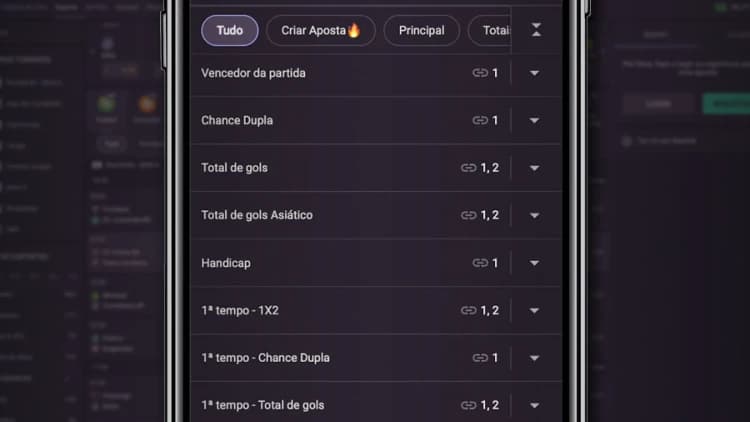 Mercados abertos em apostas de futebol Realsbet