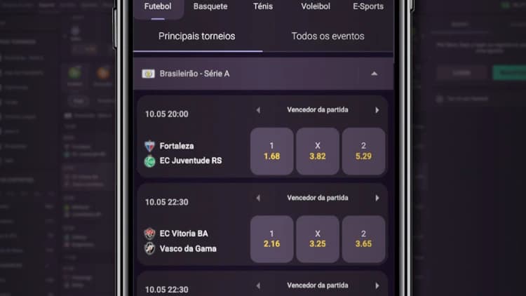 Odds de apostas em futebol no Brasileirão Betano Realsbet