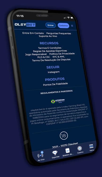 Captura de tela Certificado de Licença de jogo concedida pela Antillephone à Oleybet