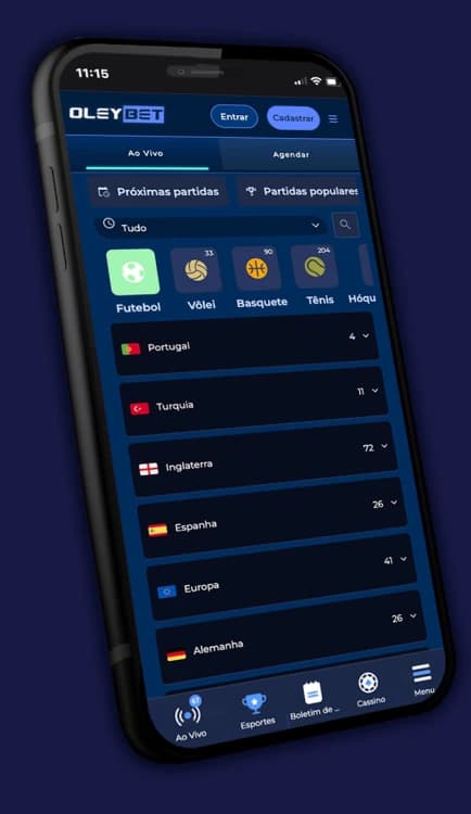 Captura de tela Mercado de Apostas Esportivas Oleybet
