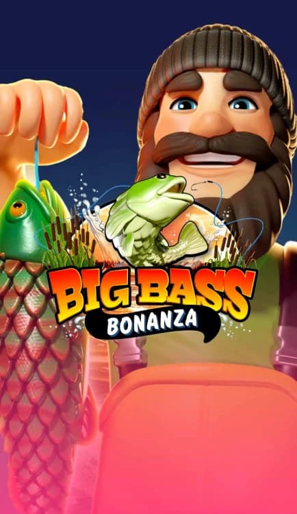 Logo do slot Big Bass Bonanza como melhor slot de 10 centavos