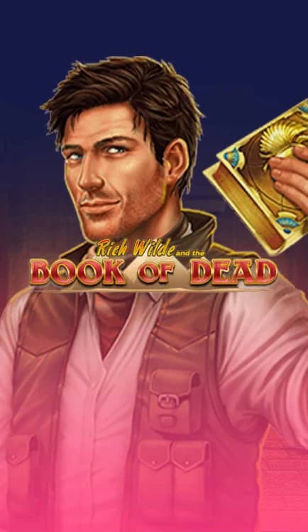 Logo do slot Book of Dead como melhor slot de 10 centavos