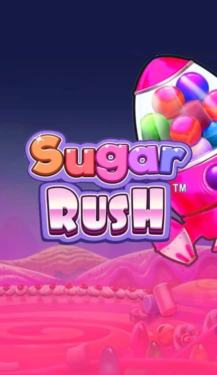 Logo do slot Sugar Rush como melhor slot de 10 centavos