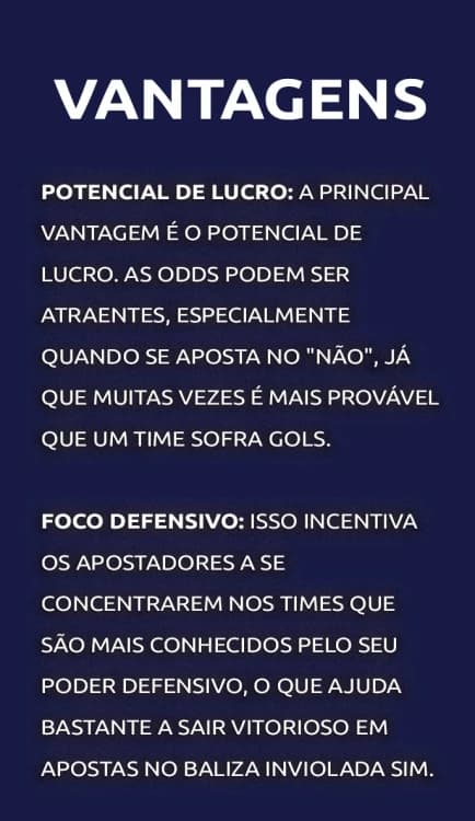 Vantagens de apostar em baliza inviolada por equipe, com o potencial de lucro e o foco defensivo