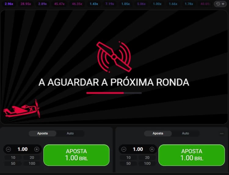 Captura de tela Espera pelo Início de rodada Aviator F12.Bet